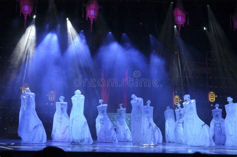 Chinese Classical Dance Stage Performance Editorial Photography