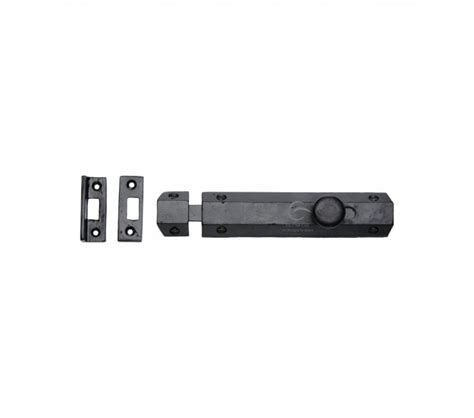 M Marcus Fb1685 Smooth Black Rustic Door Bolt 152mm