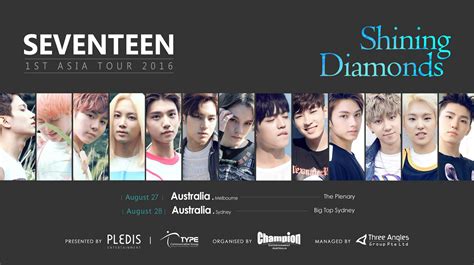 The 2020 north american dates are the first in the market since their first world tour, diamond edge in 2017. Get excited as SEVENTEEN is coming to Australia in August ...