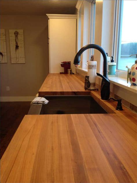 A butcher block countertop is the ultimate smart kitchen point that serves as a slab for all types of chopping and cutting of cooking items. 10 Hidden Benefits Of Wood Countertops | Butcher block ...