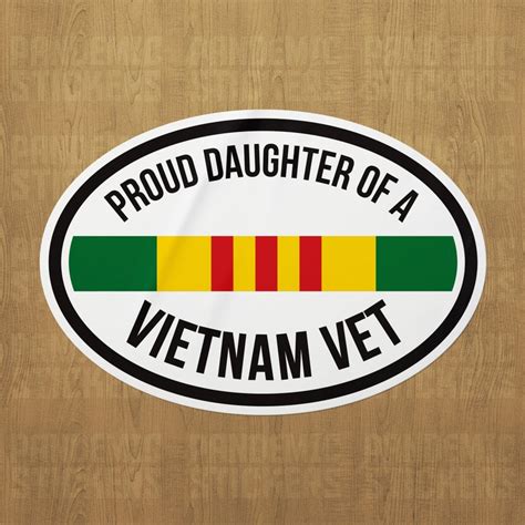 Vietnam Veteran Proud Sticker Vinyl Decal Military Navy Army Etsy