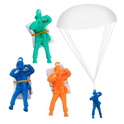 3 parachute men