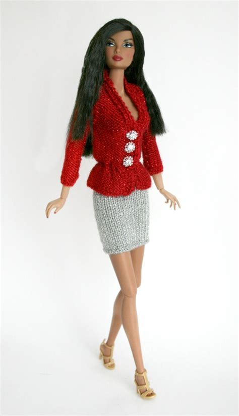 Skirt And Sweater Set For Barbie