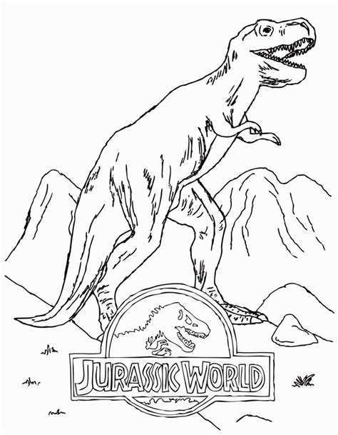Jurassic world coloring pages free printing 27 free printable. Jurassic World Coloring Sheets | Dinosaur coloring pages ...