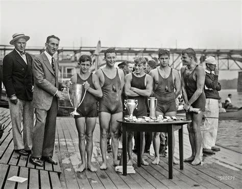 Shorpy Historic Picture Archive Winning Swimmers 1927 High