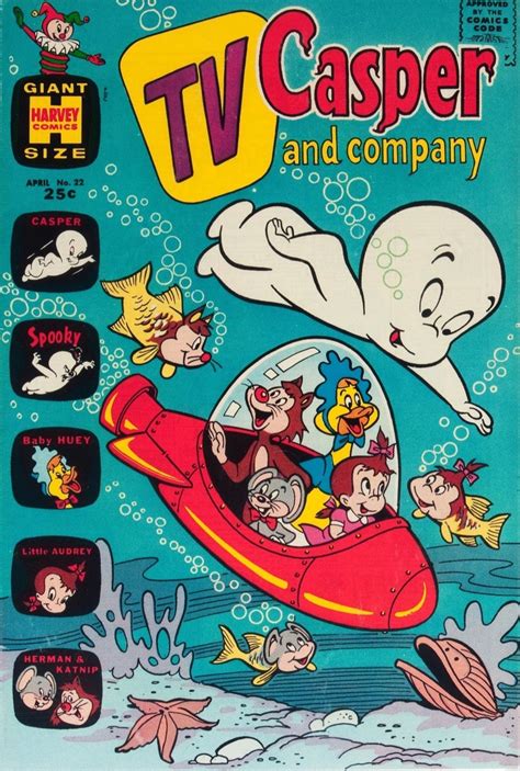 tv casper and company 22 1969 cover art unknown the best underwater comic book covers a