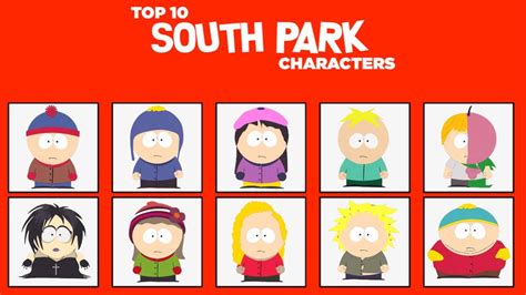 My Top 10 Favorite South Park Characters Meme By Twilightsparklefan15