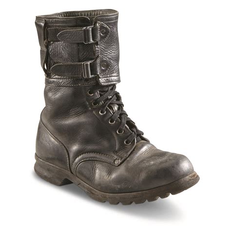 Czech Military Surplus Leather Boots Used 230042 Combat And Tactical