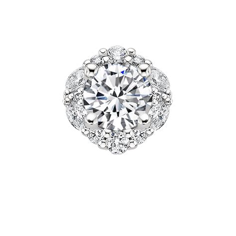 18K White Gold Noblesse Diamond Ring | Diamond, Brilliant diamond, Round brilliant diamond