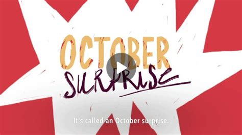 What Is An October Surprise Real Americas Voice News