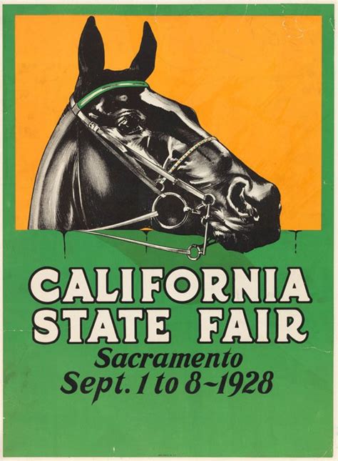 California State Library — State Fair Poster From 1928 The 2014 State
