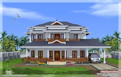 Luxury 5 Bedroom Kerala Style Home Design Kerala House Design Idea