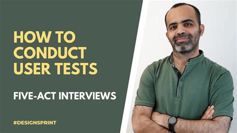 It's designed to iterate through decisions and test different alternatives in a very compressed time frame. Five-Act Interview: How To Conduct User Tests For Your ...