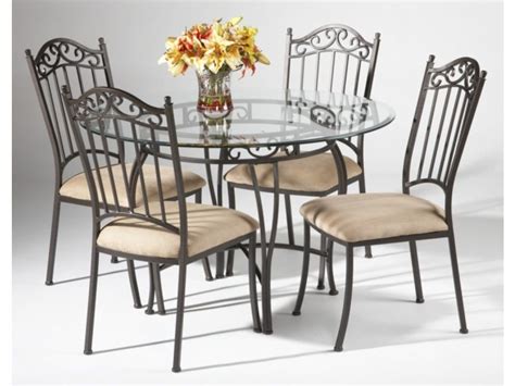 Black Wrought Iron Table And Chair Sets 48 Round Wrought Iron Glass