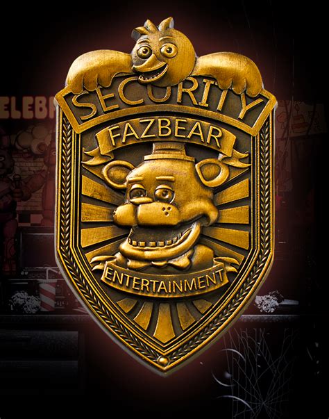 Five Nights At Freddys Security Badge Bronze Five Nights At