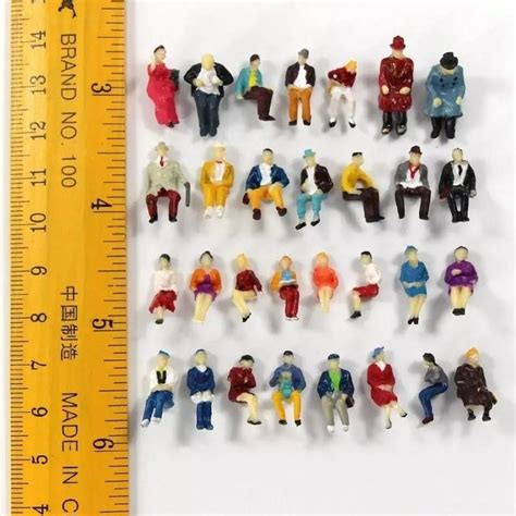 People Miniature Little 187 60pcs Humans All Seated Etsy In 2020