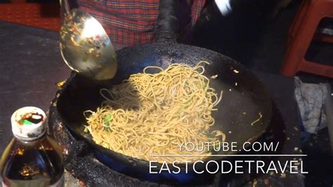 Heat the oil in a wok or heavy skillet on high heat and fry the pork for one minute or until done. Chao Mian Chao Mein Chinese stir frieds noodle - YouTube
