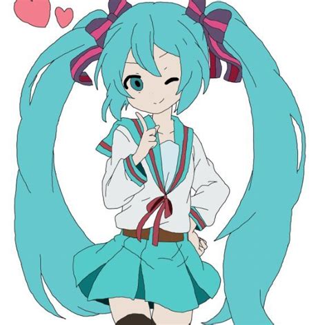 You can now start sketching out the shape of miku's face, and then begin drawing out her beautiful locks starting with the bangs. Hatsune Miku Drawing | Free download on ClipArtMag