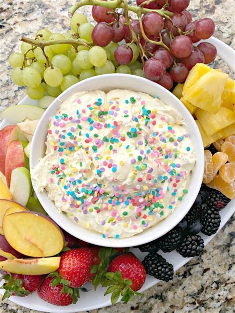 3 Ingredient Cookie And Fruit Dip The Denver Housewife
