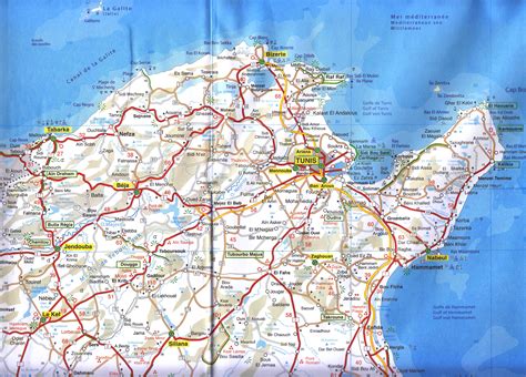 Which is the best site to book a hotel in tunis? Road Map of Northern Tunisia