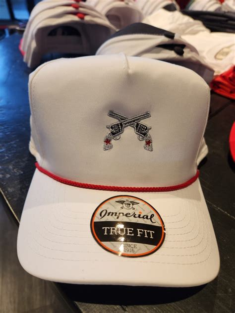Imperial 5054 Whitered Rope Hat Cross Guns Signature Stag Menswear