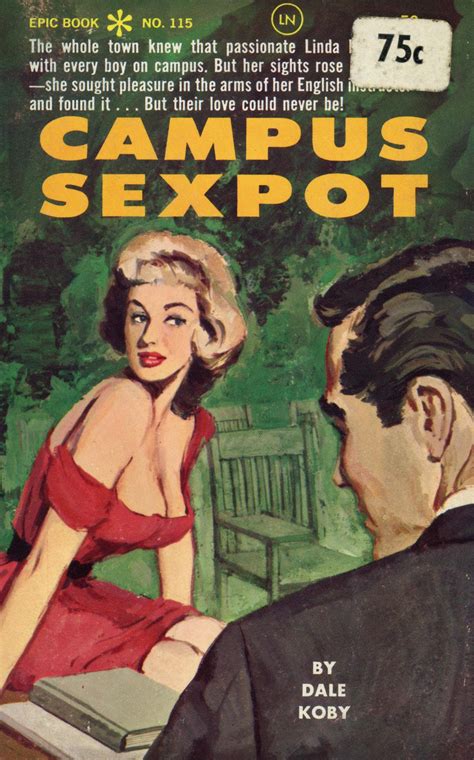Campus Sexpot By Dale Koby Epic Books Cover Art Uncredited R Pulp