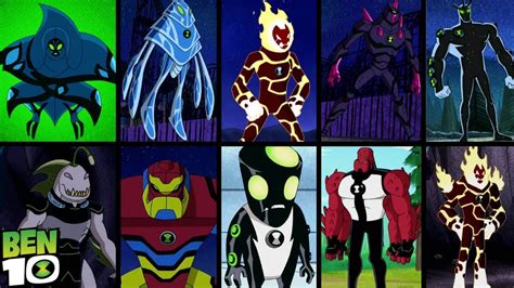 Every New Alien Transformations From Season 5 Ben 10 Youtube