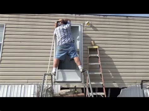 Of course, you can always hire a repairman to do it for you, but if you want to cut service costs, mobile home exterior door replacements are not that hard to pull off yourself. Manufactured Mobile Home Door Replacement And Floor / Sill ...