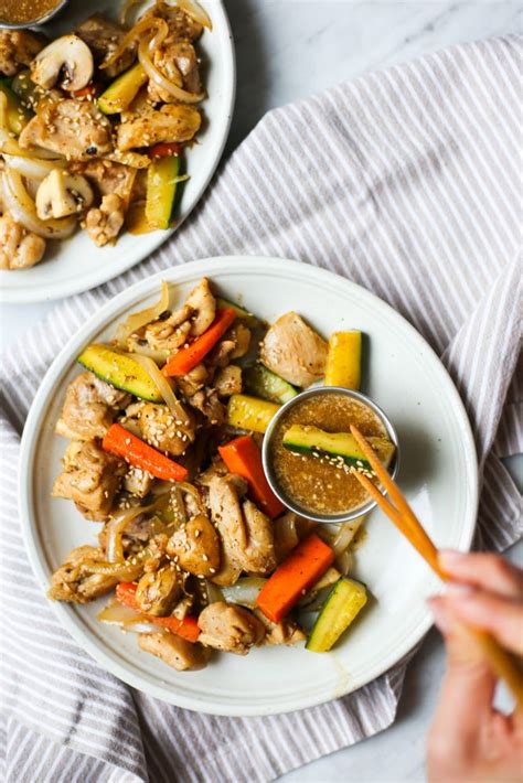 It's simplified and cooked all in one pan and goes great with a side of rice or naan! Hibachi Style Chicken with Magic Mustard Sauce (WHOLE30 ...