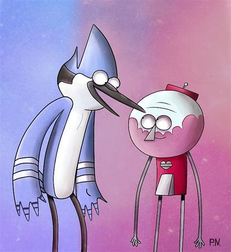 Mordecai And Benson By Psyhicnik On Deviantart Regular Show Cartoon