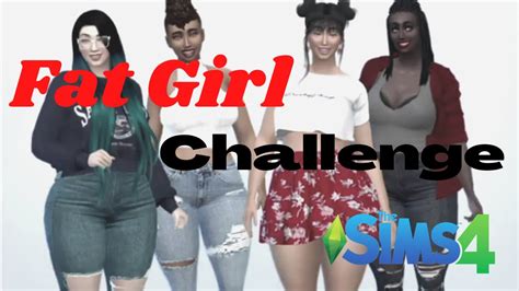 Sims 4 Fat Girl Challenge Stripper Challenge Part 1 Sims4 Gameplay