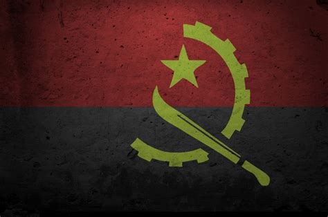 Flag Of Angola Hd Wallpaper 11907 Wallpaper Bison