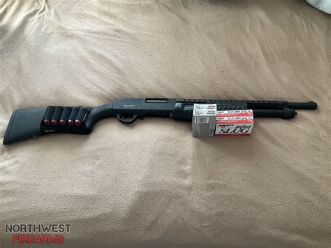 Gauge Pump Hatsan Escort Slugger Home Security Shotgun With Ammo