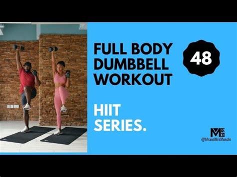 No Full Body Dumbbell HIIT Workout With Low Impact Beginner Modifications YouTube
