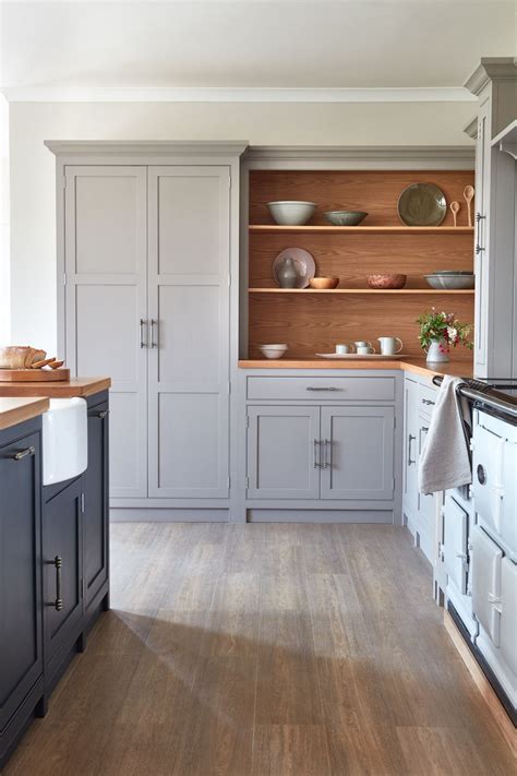Gray kitchen walls grey kitchens best designs gray cabinets. LB: TRANSITIONAL 'SHAKER' STYLE LIGHT GRAY PAINTED ...