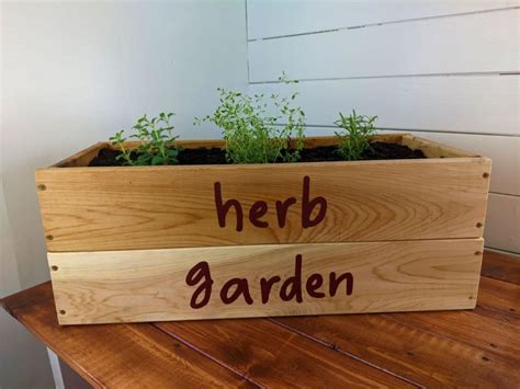 Diy Wooden Herb Box Easy To Do In A Day Sustainable Slow Living