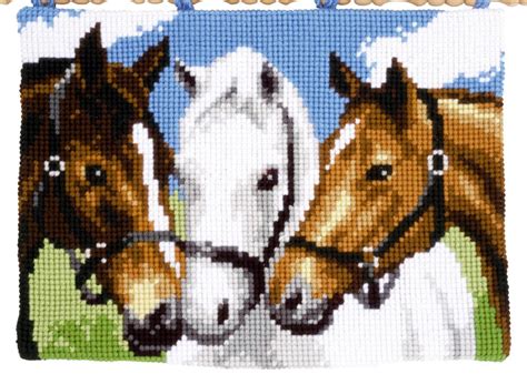 Three Horses Wall Hanging Cross Stitch Kit Cross Stitch