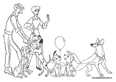 101 dalmatians is an american family comedy directed by stephen herek and based on the novel by british writer dodie smith. 101 dalmatians for kids - 101 Dalmatians Kids Coloring Pages