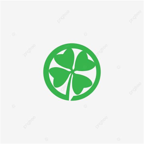 クローバーのロゴのテンプレート ベクトル シンボル ベクトル フラット クローバー ベクターイラスト画像とpngフリー素材透過の無料