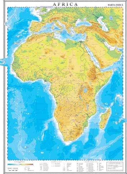 Harta de mai sus dezvăluie peisajul fizic al continentului asiatic. Harta Fizica A Africii | Harta