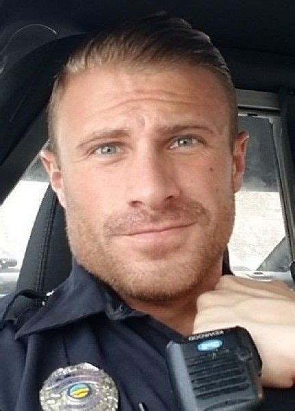 Burly Blond Officer Handsome Male