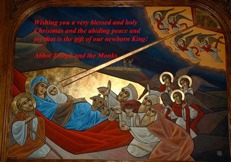 Nativity Icon 11 Coptica Holy Cross Abbey