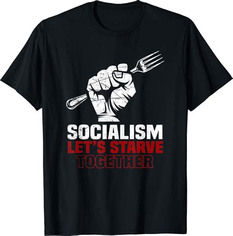 Anti Communism Patriotic Capitalist T Anti Socialism T Shirt Clothing Shoes