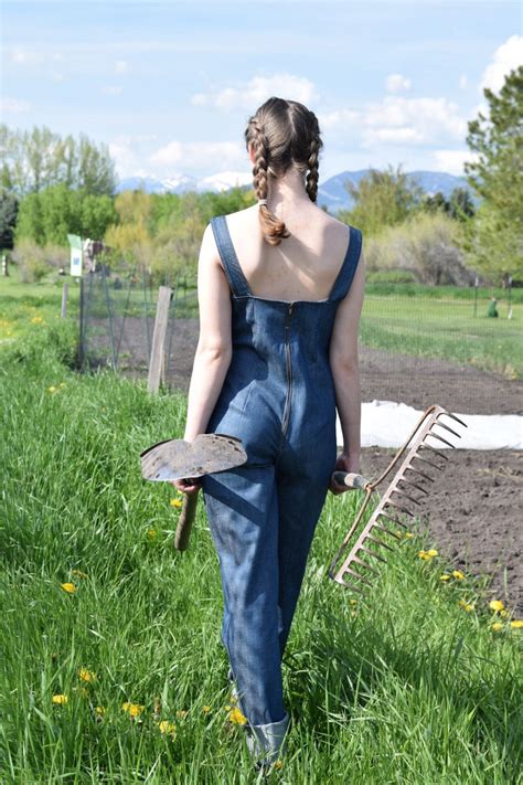 Denim Gardening Overalls For Women These Women S Gardening Overalls Are Feminine And Tough