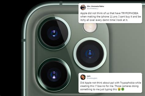 Apples Iphone 11 Triggering People With Fear Of Small Holes Because