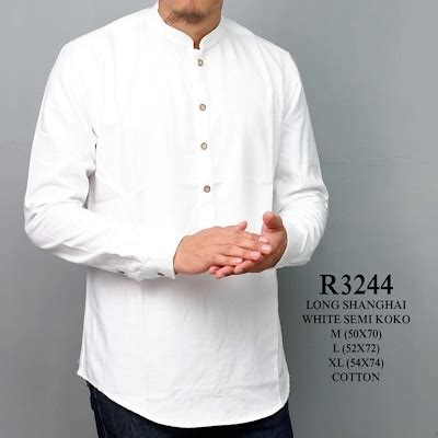 Kemeja pria hitam kerah sanghai model baju. Qoo10 - Baju Kemeja Pria Putih Polos Kerah Shanghai Semi ...