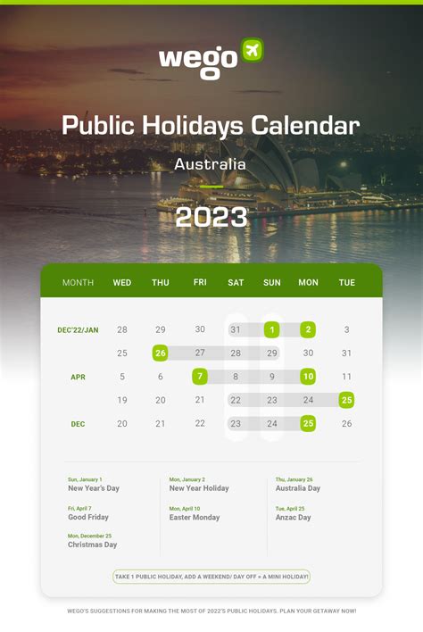 Australia Holidays And Long Weekends For 2023 Australia Public Holiday