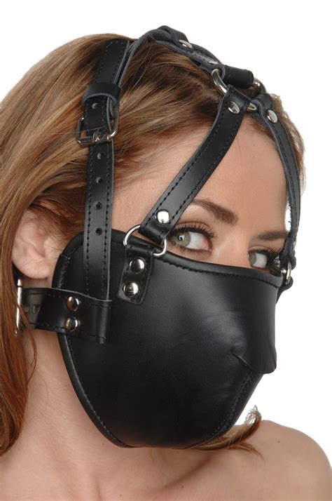 Strict Leather Leather Ball Gag Harness Health And Personal Care