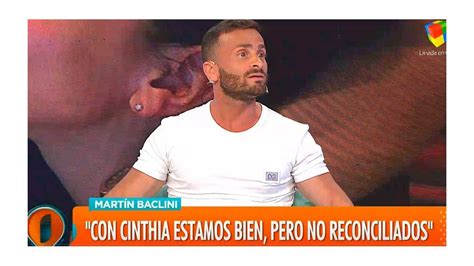 Martín Baclini Reveló Que Lo Une Hoy A Cinthia Fernández