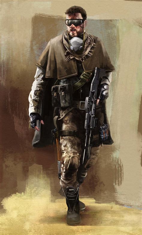 Apocalyptic Soldier Concept Art